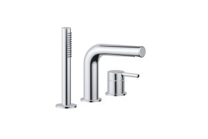 PI Bateria Wannowa 3-otworowa chrom