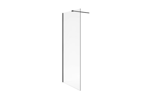 Vidoq walk-in ścianka 120x200cm czarna