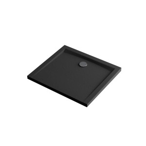 Forma X brodzik prost.90x80 str.czarny