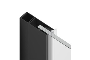 Rols profil poszerzający 15mm czarny