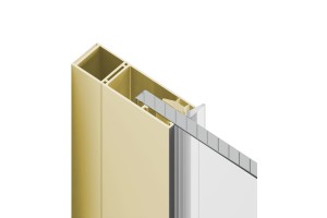 Rols profil poszerzający 15mm złoty