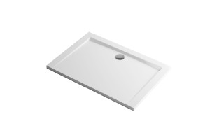 Forma brodzik  prost. 140x90 biały