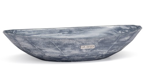 Svis Design Umywalka 60 cm Diamond Basic Patina niebiesko-szary