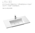 MARMORIN LIRA 80 UMYWALKA MEBLOWA / WPUSZCZANA W BLAT 2