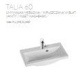 Umywalka Marmorin Talia 60 meblowa / wpuszczana w blat 2