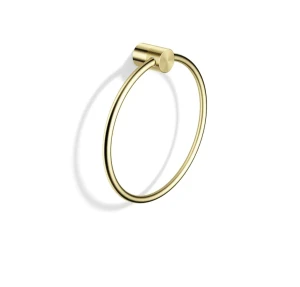 Stella Wieszak na ręcznik – kółko / złoty champagne szczotkowany 13.140-GCB