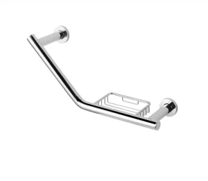 Stella Uchwyt łazienkowy kątowy z koszykiem / chrom 19.032