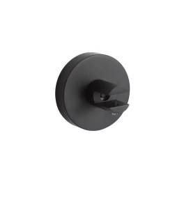 Stella Uchwyt z rozetką do półki szklanej 07.80160/50/40/30/ czarny mat/ kompl. 2szt. 07.806-B