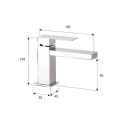 BATERIA UMYWALKOWA STOJĄCA DANIEL SKYLINE SK605 2