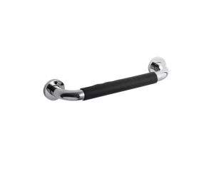 Stella Uchwyt łazienkowy prosty 30 / chrom / nakładka czarna 19.009SLB