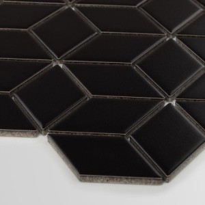 Raw Decor Płytka Diamond Czarny Matowy DCM