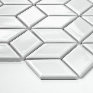 Raw Decor Płytka Diamond White Star Połysk DWS