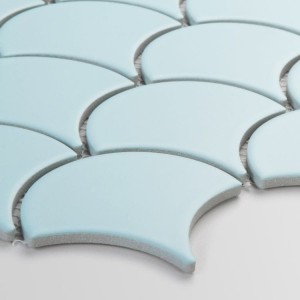 Raw Decor Płytka Flabellum Light Blue Matowy FLB