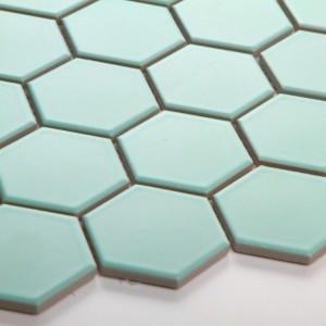 Raw Decor Płytka Heksagon Duży Miętowy Matowy HDMM