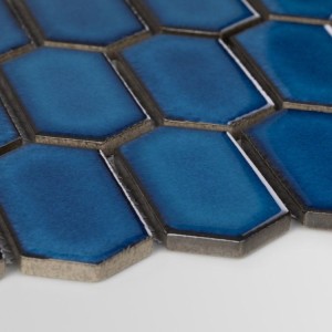 Raw Decor Płytka Heksalong Duży Głębia Oceanu Połysk HLGOS