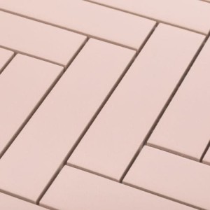 Raw Decor Płytka Jodełka XL Pink Matowa JDRM