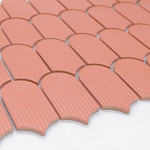 Raw Decor Płytka Wave Terracotta Matowy LACZM