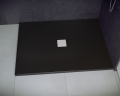 Brodzik prostokątny Ultraslim Nox Black 110x90 cm Besco 2
