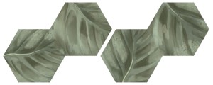 Lis Ceramika Letizia Leaf Hex Dekor 22,1X19,2