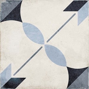 Art Nouveau Arcade Blue 20x20 cm 24411