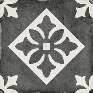 Art Nouveau Padua Black 20x20 cm 24416