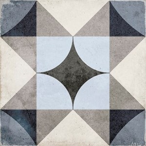 Art Nouveau Palais Blue 20x20 cm 24410