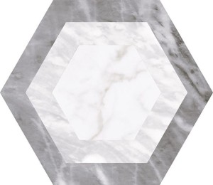 Bardiglio Hexagon Geo 17,5x20 cm 23771