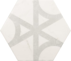Carrara Hexagon Flow 17,5x20 cm 23103