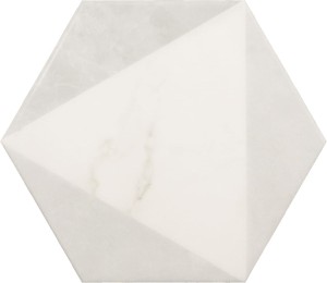 Carrara Hexagon Peak 17,5x20 cm 23102