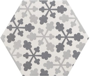 Hexatile Harmony B&W 17,5x20 cm 21357