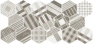 Hexatile Cement Geo Grey 17,5x20 cm 22101