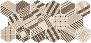Hexatile Cement Geo Sand 17,5x20 cm 22100