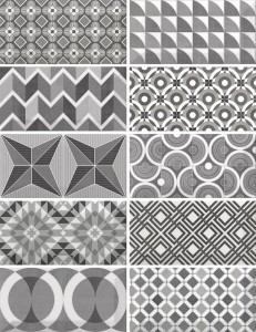 Metro Patchwork B&W 7,5X15 21396