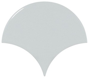 Fan Sky Blue 10,6x12 cmFan 23290
