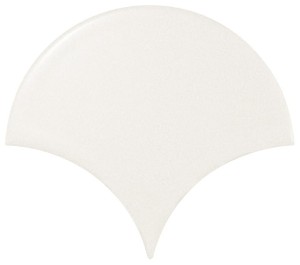 Fan White Matt 10,6x12 cmFan 21977