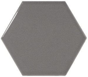 Hexagon Dark Grey 12,4x10,7 cmHx 21913