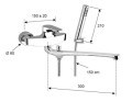 BATERIA WANNOWA ŚCIENNA DANIEL OMEGA OM624 2
