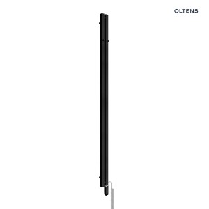 Oltens Stang S (e) grzejnik łazienkowy 180x8 cm czarny mat 55123300