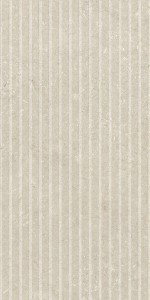 Gres na ścianę 60x120 cm beżowy mat A4H1100 Shellstone Beige Rigat-One