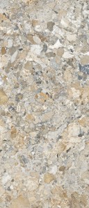 Gres wielkoformatowy 120x280 marmur beżowy szary połysk A4H1111 Calda Ambrozia