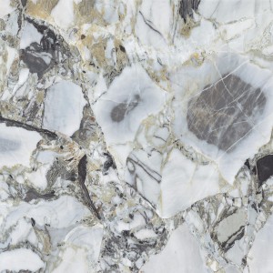 Gres na podłogę 120x120 marmur biały ze złotymi żyłami mat A4H1119 Bellezza Bianca