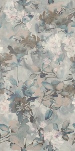 Gres na ścianę 60x120 cm szary w kwiatowe wzory mat A4H921 Jam