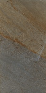 Gres na ścianę 60x120 cm brązowy z rdzawymi akcentami mat A4H891 Pizarra Akiba