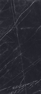 Gres wielkoformatowy 120x280 marmur czarny z białą żyłą mat A4H688 Markina Black