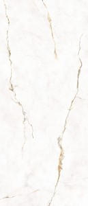 Gres wielkoformatowy 120x280 marmur z ciepłym odcieniem żyły matowy A4H632 Dubai Gold