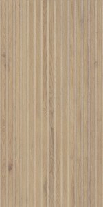 Gres ryflowany na podłogę drewnopodobny o ciepłym odcieniu drewna 60x120 matowy A4H509 Frame Rigat-One Mid