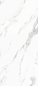 Gres wielkoformatowy 120x280 marmur biały z szarymi żyłami połysk A4H462 Calacatta
