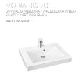 MARMORIN MOIRA BIS 70 UMYWALKA MEBLOWA/WPUSZCZANA W BLAT 2