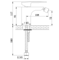 Bateria bidetowa Kohlman Proxima QB130P 2