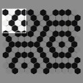Mozaika Dunin Mini Hexagon B&W Nano 2